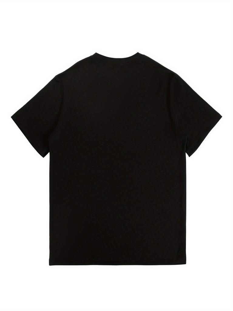 Men Viking Raven Graphic T-Shirt Odin's Midgard Thor Walhalla Design Black Cotton Casual Tee with Intricate Men Clothing