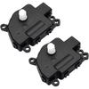 LUJUNTEC 2PCS Blend Door Actuator Replaces 604-021 Replacement For 2007-2011 for Chrysler 2007-2011 for Dodge 2010-2016 for Jeep, Air Door Actuator,