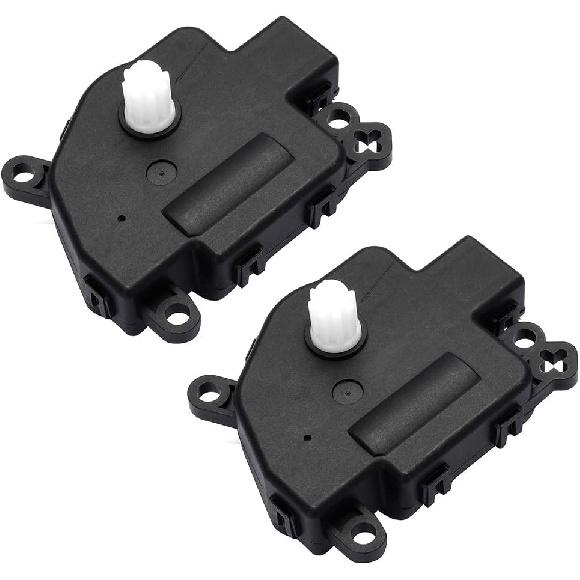 LUJUNTEC 2PCS Blend Door Actuator Replaces 604-021 Replacement For 2007-2011 for Chrysler 2007-2011 for Dodge 2010-2016 for Jeep, Air Door Actuator,