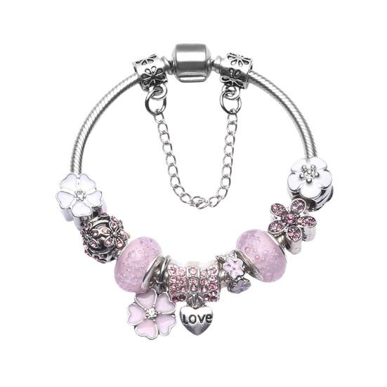 

Женский браслет с подвеской в виде клевера с несколькими цветами, надежное закрытие, украшение из горного хрусталя, регулируемый браслет из сплава для выпускного, свидания, работы, на запястье, ювелирные изделия