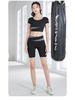 Color Block High-Waist Yoga Set: Quick-Dry, Tummy Control, Hip Lift, Two-Piece for Women