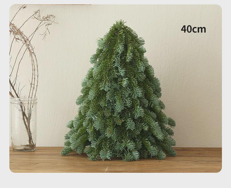 2024 Encrypted Nobel Pine Desktop Christmas Tree: High-Grade Miniature Decoration for a Festive Home Atmosphere