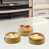 Detailed Miniature Steamer Buns Dumplings Set 1/12 Scale Doll House Realistic Kitchen Restaurant Scene Display Decors