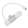 Portable Lash Lamp with Tweezers Foot Pedal Fast Curing Handheld Eyelash Extension Lamp for Beauty Salon Nail Art White