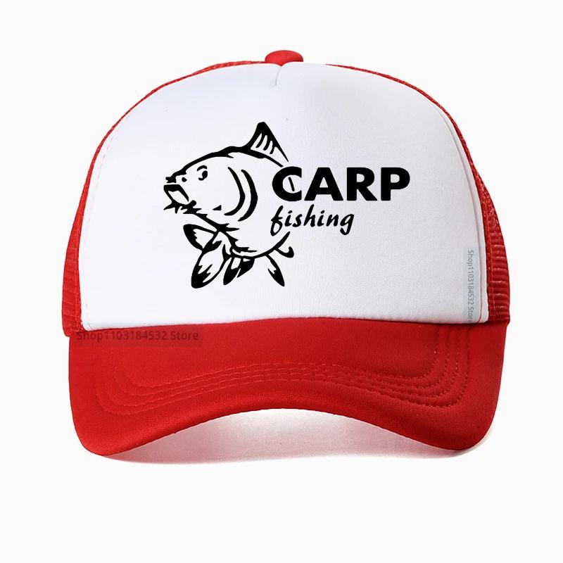 Lustige Angel-Sportkappe Unisex Sommer Outdoor Karpfenfischen Baseballkappe Verstellbar Netz Atmungsaktiv Snapback Kappen Jagd Angeln