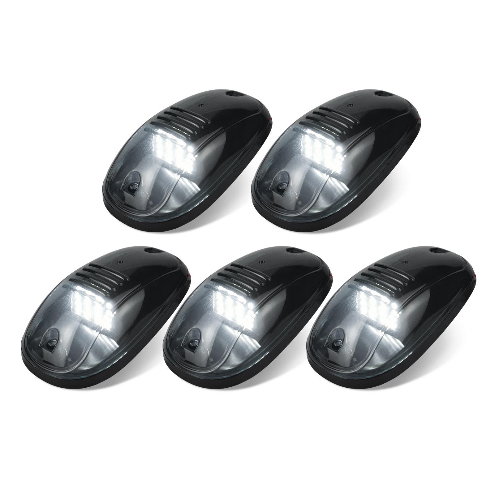 

5 шт./компл. 16 светодиодов на крыше автомобиля, габаритный фонарь на крыше кабины, ходовой сигнальный фонарь для грузовика, внедорожника white light