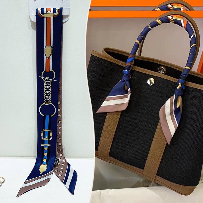 2024 Trendy Silk-Style Scarf Handle Wrap for Bags
