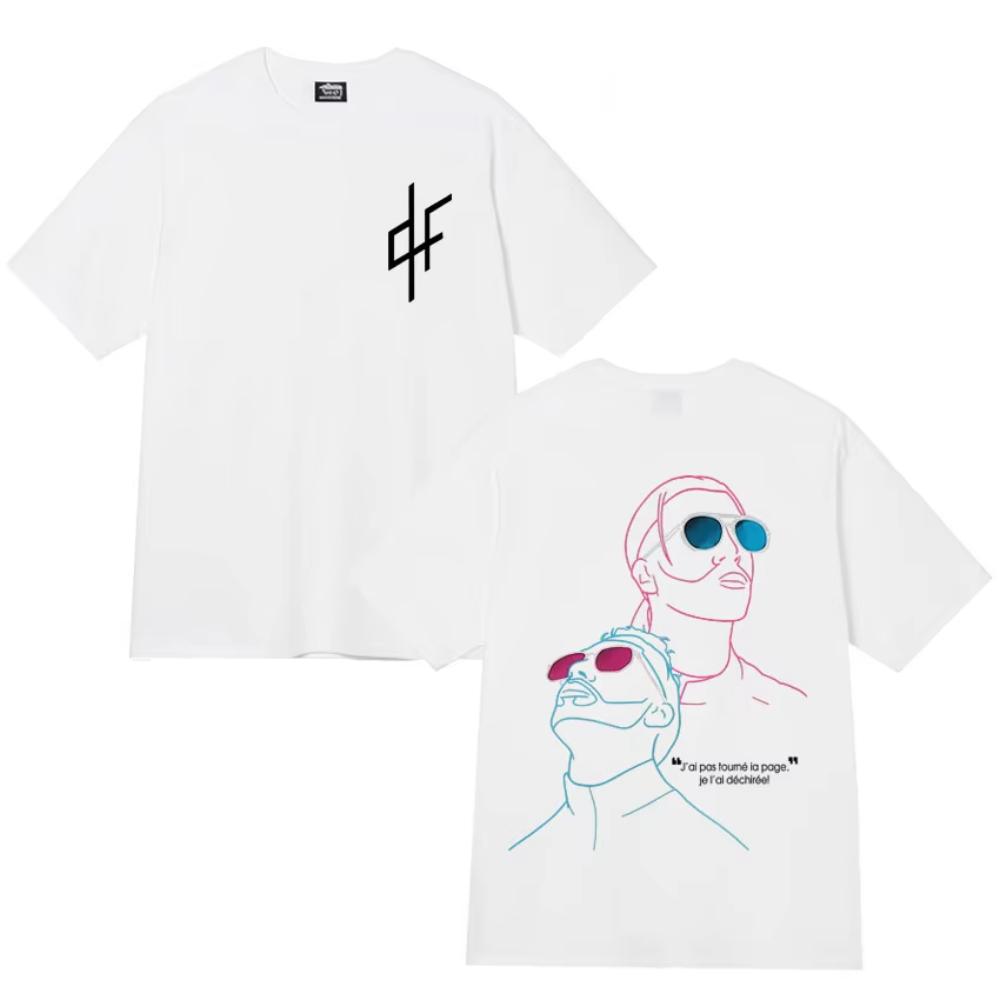 Francouzský rapper PNL Grafický potisk Trička Pánská Dámská Pohodlí Móda Vysoce kvalitní Trička Letní Nadrozměrná Ležérní Volná Trička