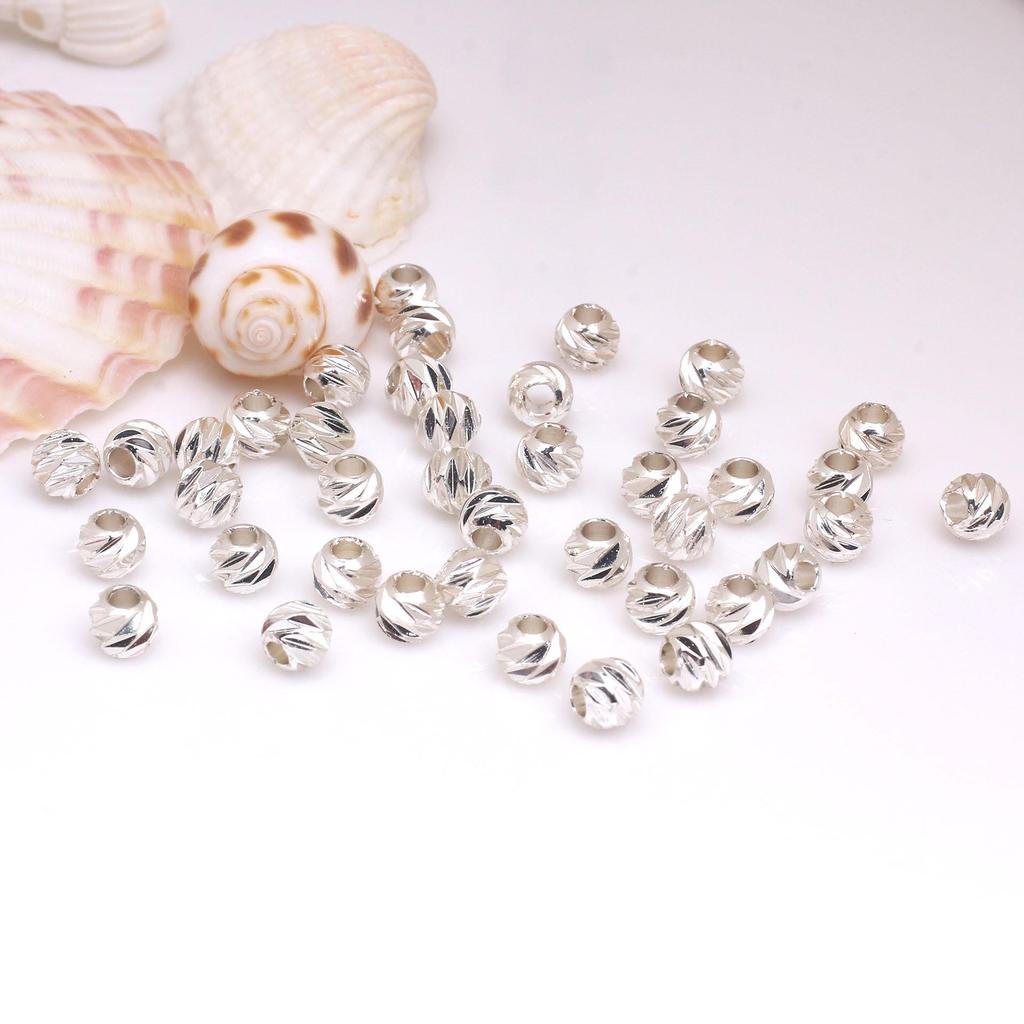 Color-Retaining Gold-Plated Faceted Copper Beads for DIY Jewelry and Spacer Beads