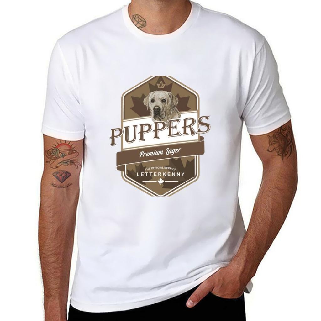 T-shirt Puppers Beer Haut à Imprimé Abstrait