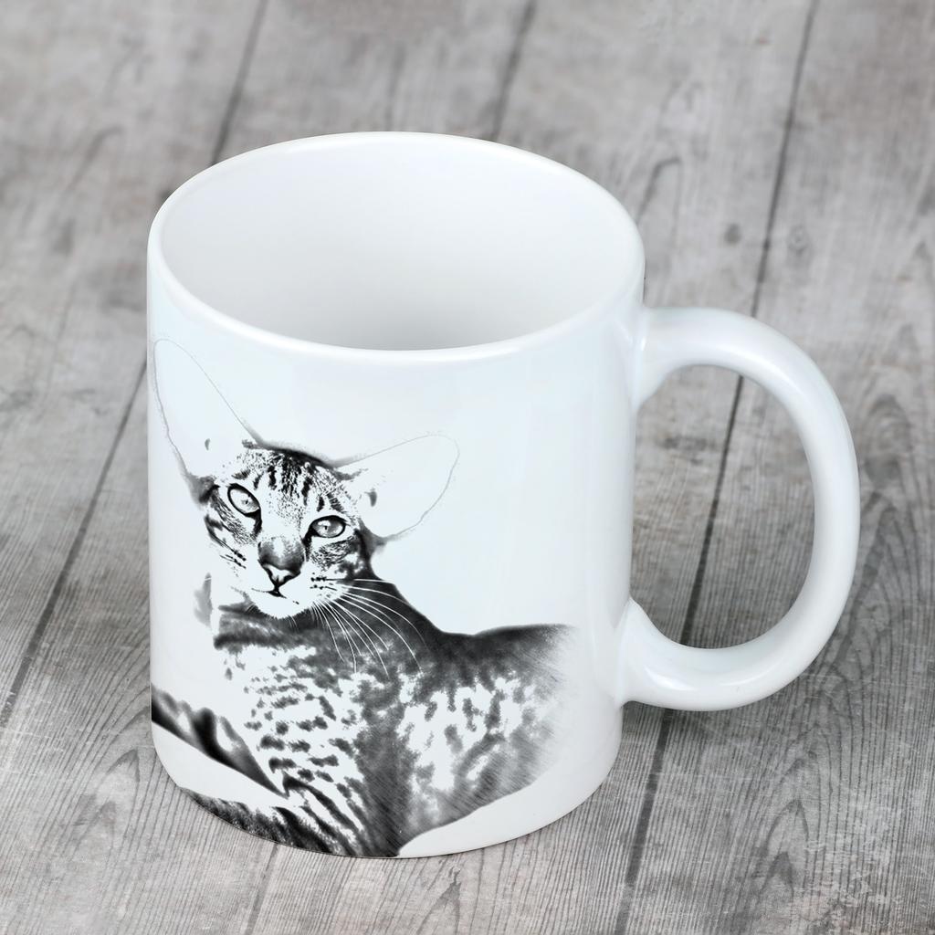 Orientalische - Katzen Tasse, fröhliche Tasse für einen Hundeliebhaber, personalisiertes Geschenk von der Marke Art-Dog