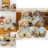 Cute Pajamas Teddy Bear Plush Doll Children Companion Toy For Kids And Couples Gift Giftgiving