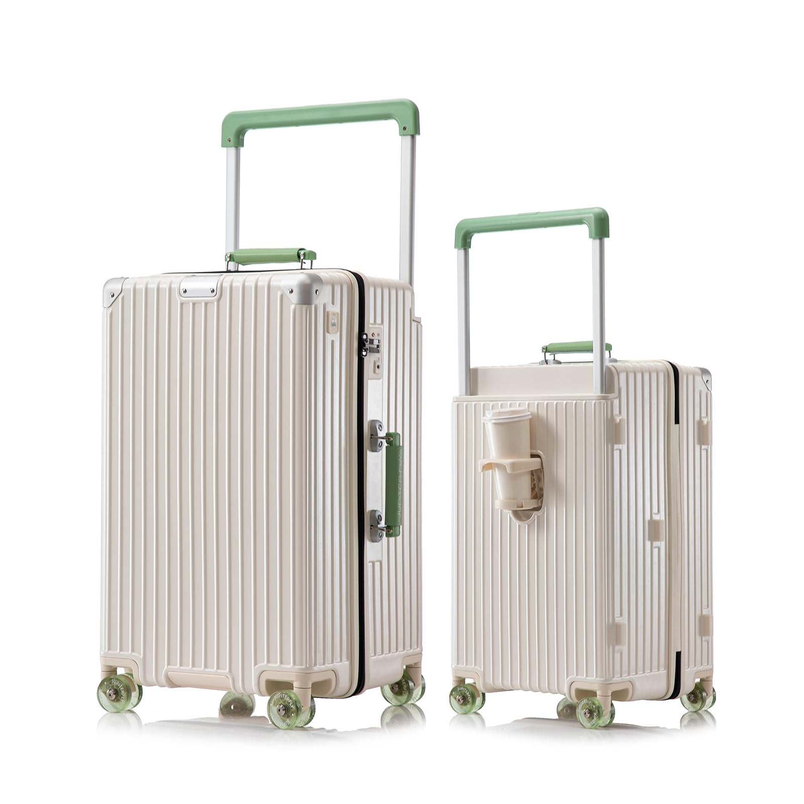 

Tabitora JUPITER FLY Wide USB USB TSA Cup Hidden Zipper Size M Suitcase, Carry-on, Handle, Port, Charging, Lock, Holder, Hook, 360-Degree Rotation,