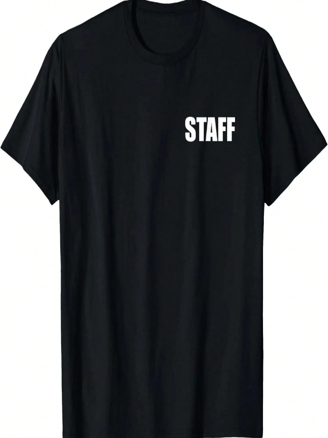 Staff Employee, Event Staff (Front And Back Print), White T-Shirt S разноцветный