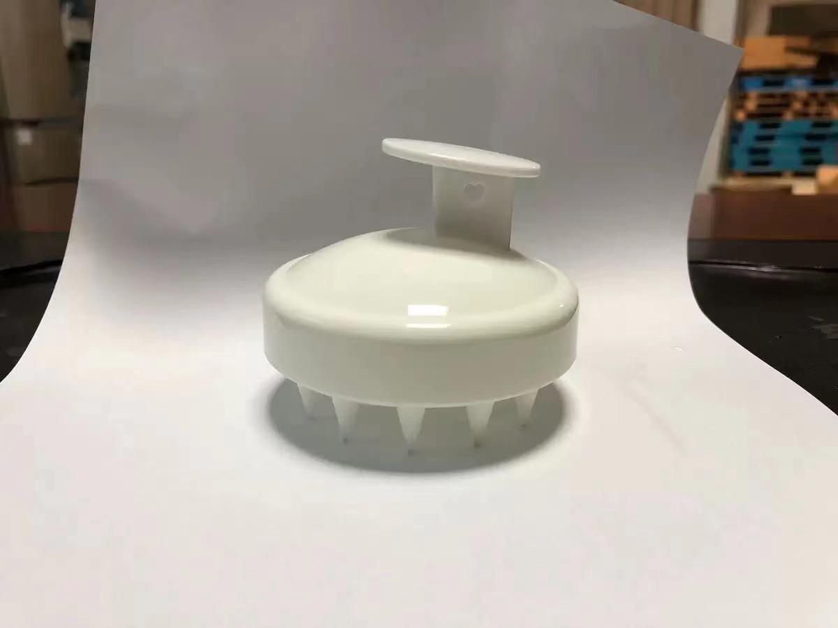 

Silicone Dual-Use Shampoo Brush: Dry & Wet Scalp Massager Single opp packaging