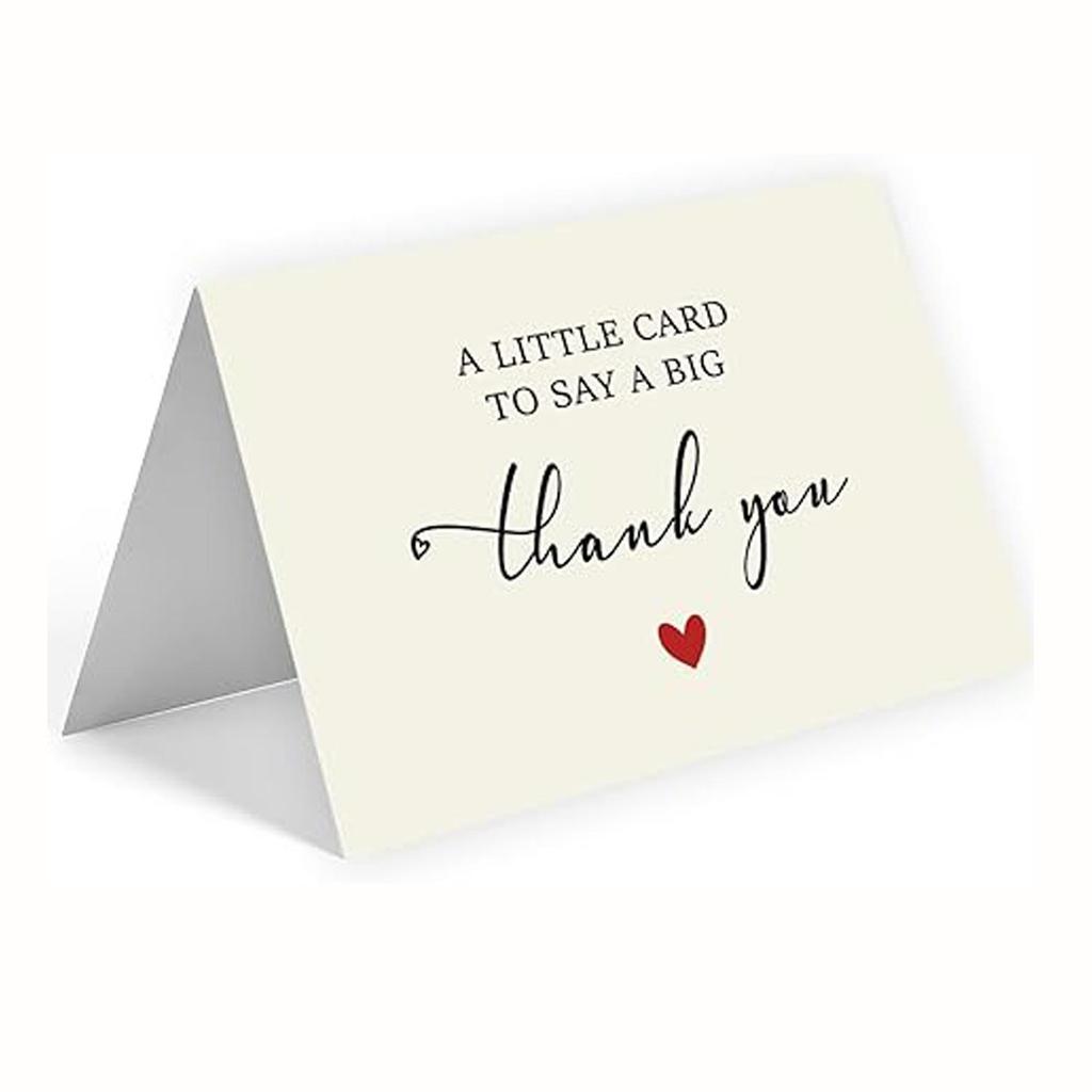 Thank You Stickers and Greeting Card Set for Holidays and Special Occasions