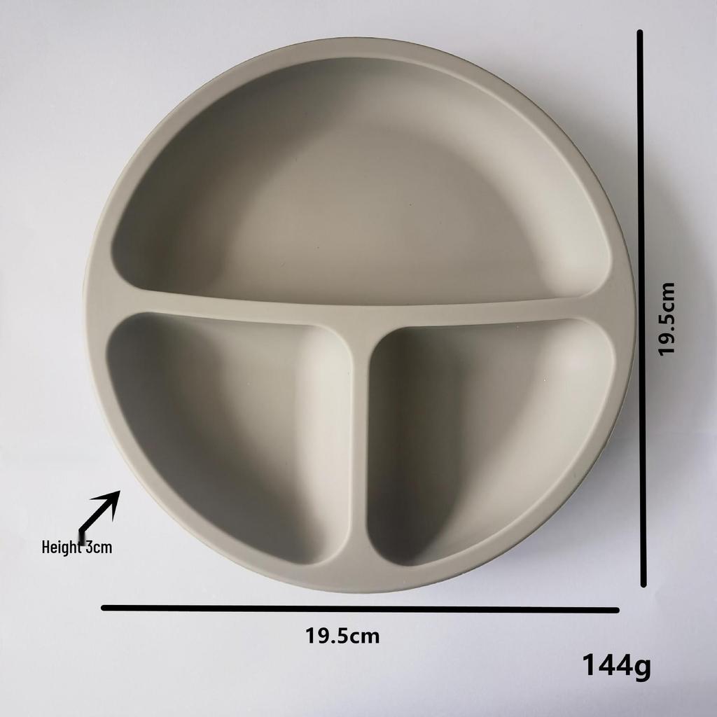 Silicone Baby Suction Cup Bowl and Plate Set