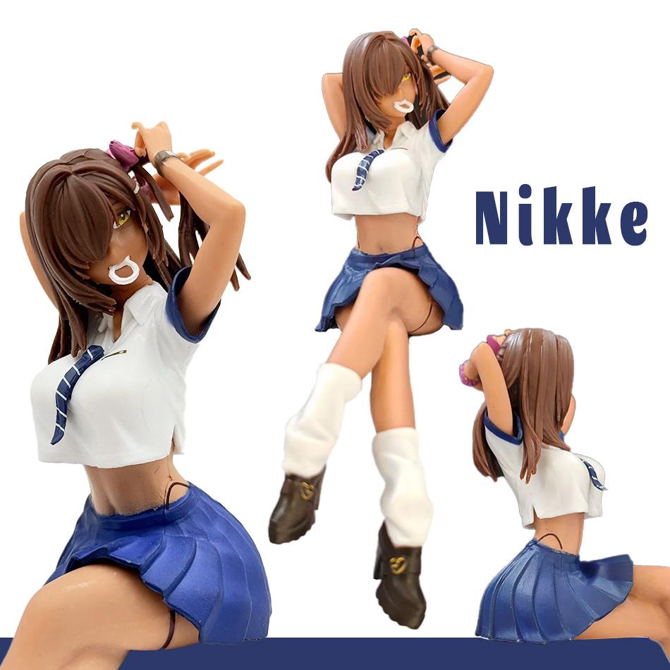 Neue Nikke Anime Spiel Charakter Actionfiguren Desktop Mode Gehäuse Ornamen Süßes Sexy Mädchen Modellbausatz Otaku Trendige Spielzeuge Geschenke