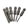 6pcs/set 50mm Flat Head Slotted Tip Magnetic Screwdrivers Bits 2.0-6.0mm