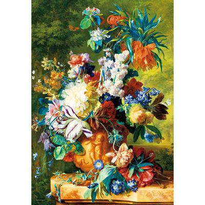 Quebra-cabeça de 1014 peças - Buquê de flores em uma jarra, quebra-cabeça coreano popular