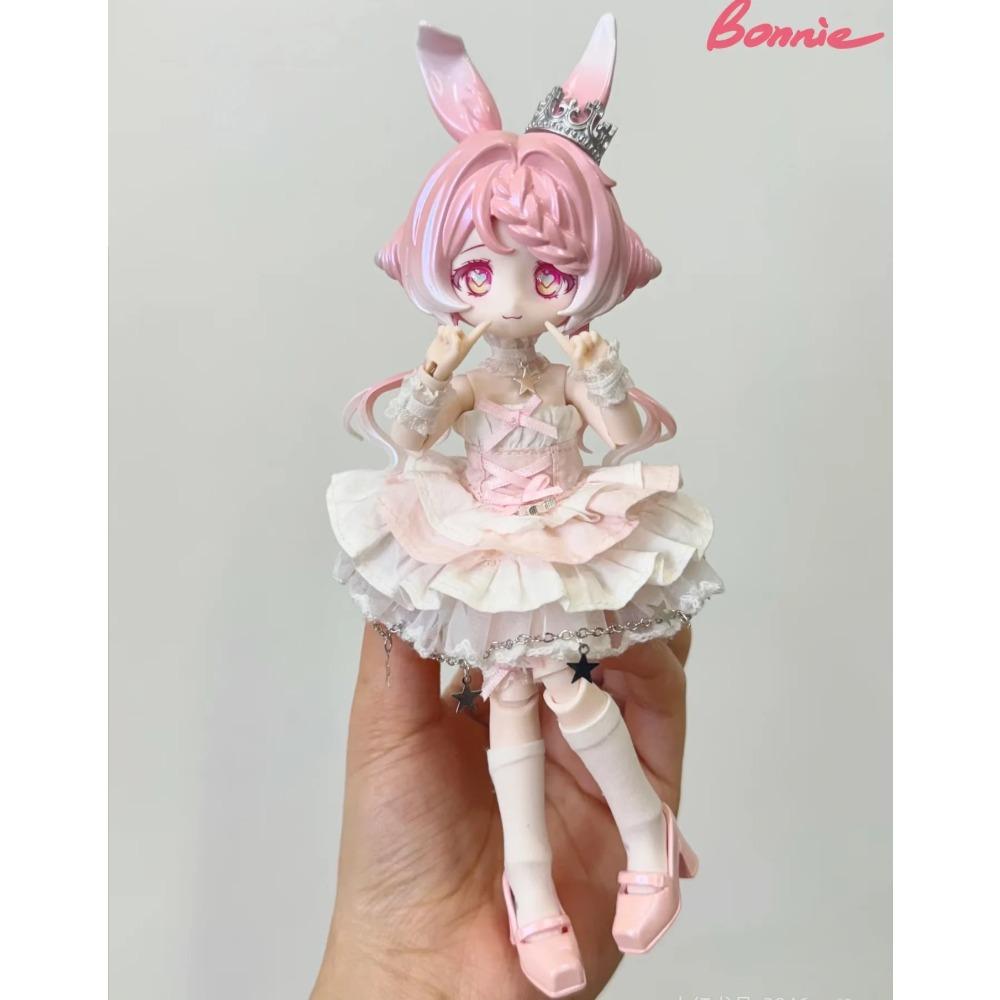 Original New BJD doll Bonnie Bunny 1/12 Meteorological Star Language series trendy play blind box joint movable replacement Gift