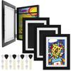 1/2/4Pcs Children Art Frames Front Open Changeable Kids Frametory for Poster Photo Drawing Paintings Pictures Display Home Decor