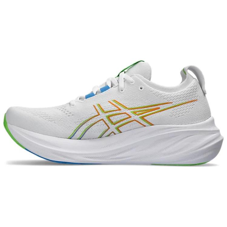 

new Asics Gel Nimbus 26 White Waterscape Lime 42