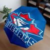 Blue Jays Baseball Season Umbrella 8-Frame for Travel, Camping, Casual Lightweight Portable Umbrella, Essential for Every Family Holidays Gift