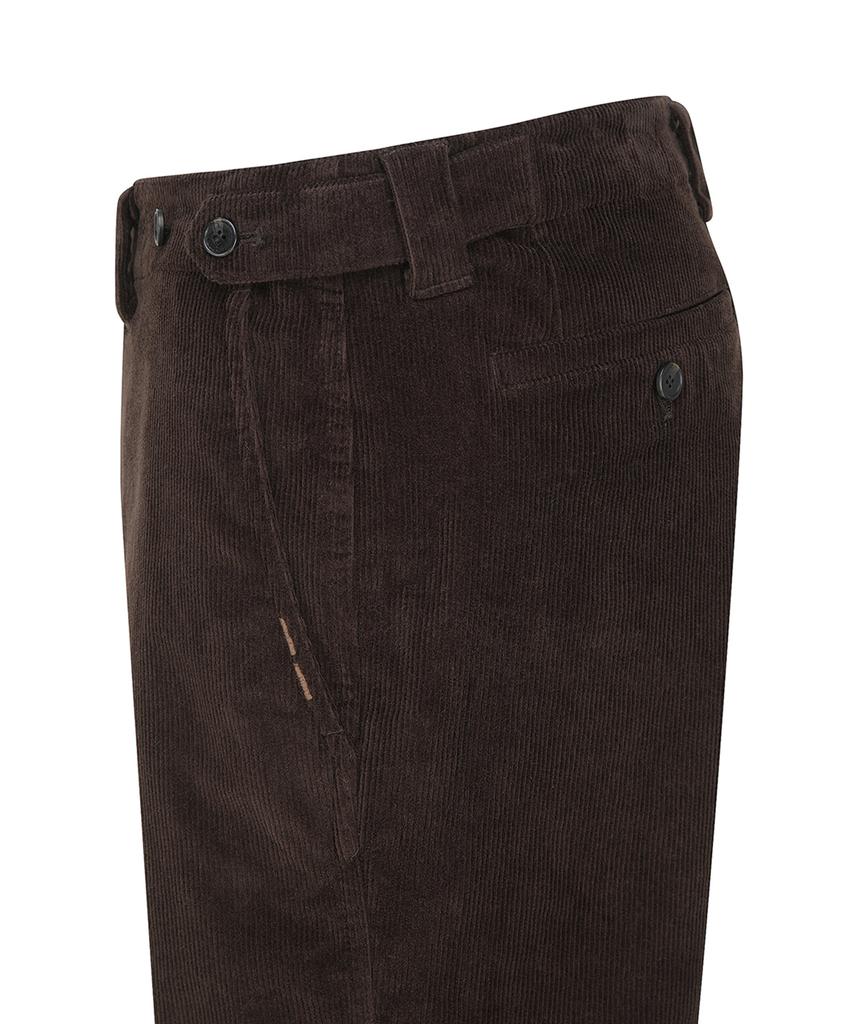 SIECLE Loose Corduroy Pants (Brown)