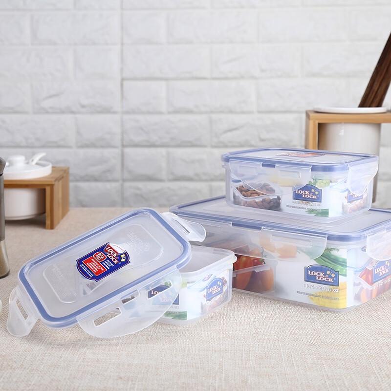 LocknLock PP Plastic 3-Piece Food Storage Container Set