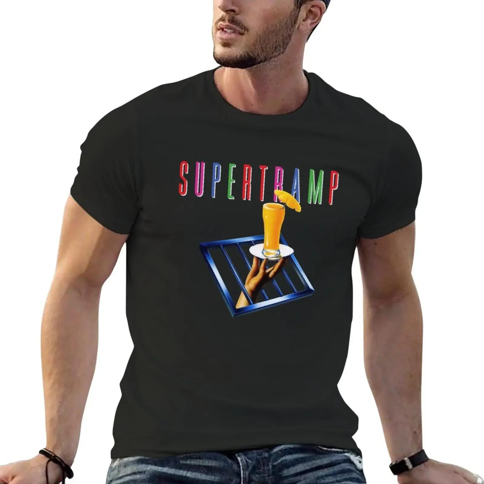 

Supertramp T-shirt anime vintage tops men t shirts M белый