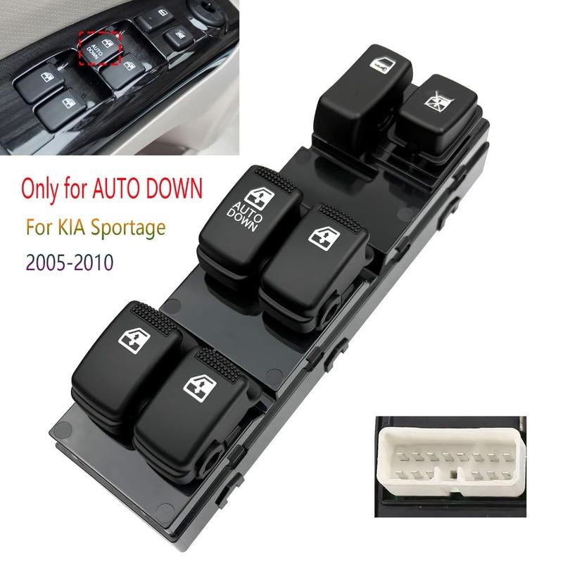 

Electric Power Master Window Switch for KIA Sportage 2005-2010 Front Left Glass Lifter Control Regulator Button Car Accessories