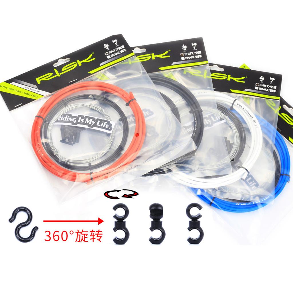 Buy Mountain Bike Road Bicycle Shift Cable Housing Wire Line Kit Universal Black at affordable