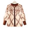 Fengxiao Damen gemusterter Strick-Cardigan