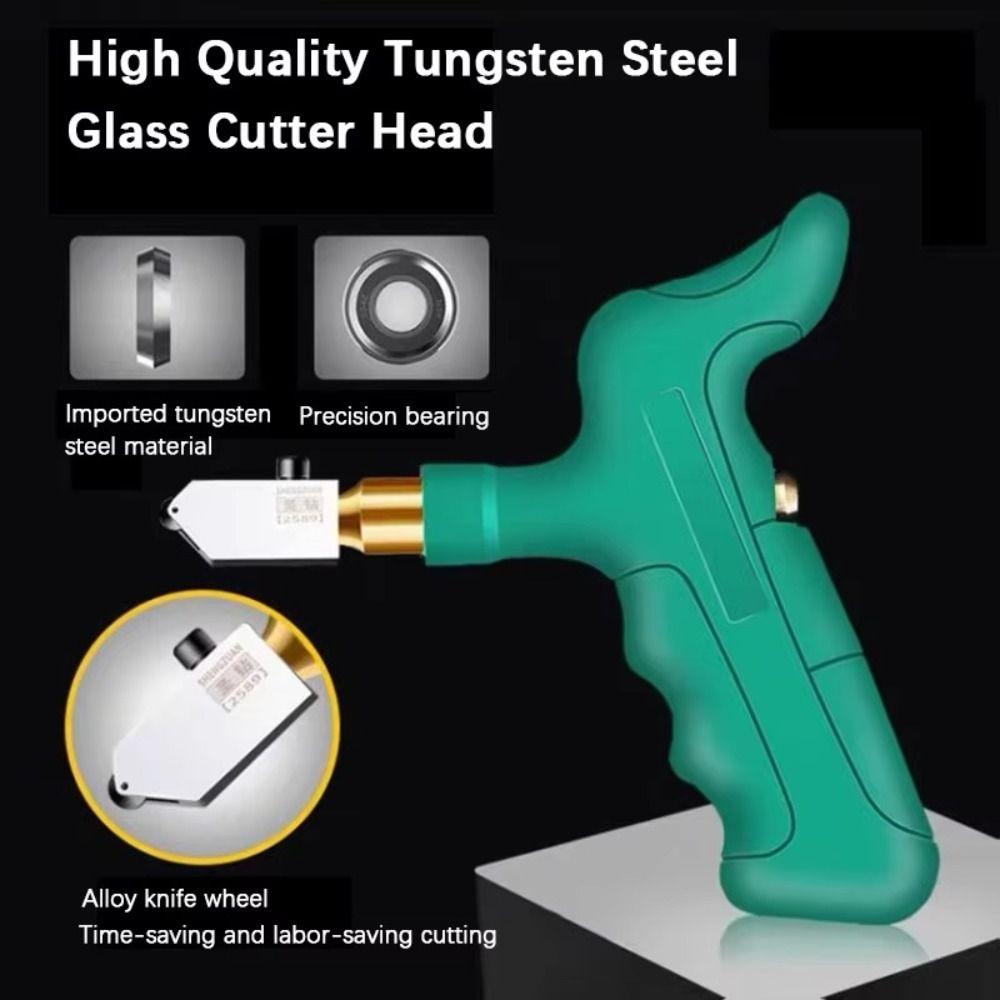 New High Quality Portable Manual Diamond Glass Cutter Professional Green Glass Ceramic Tile Cutting Glass Tile Cutting
