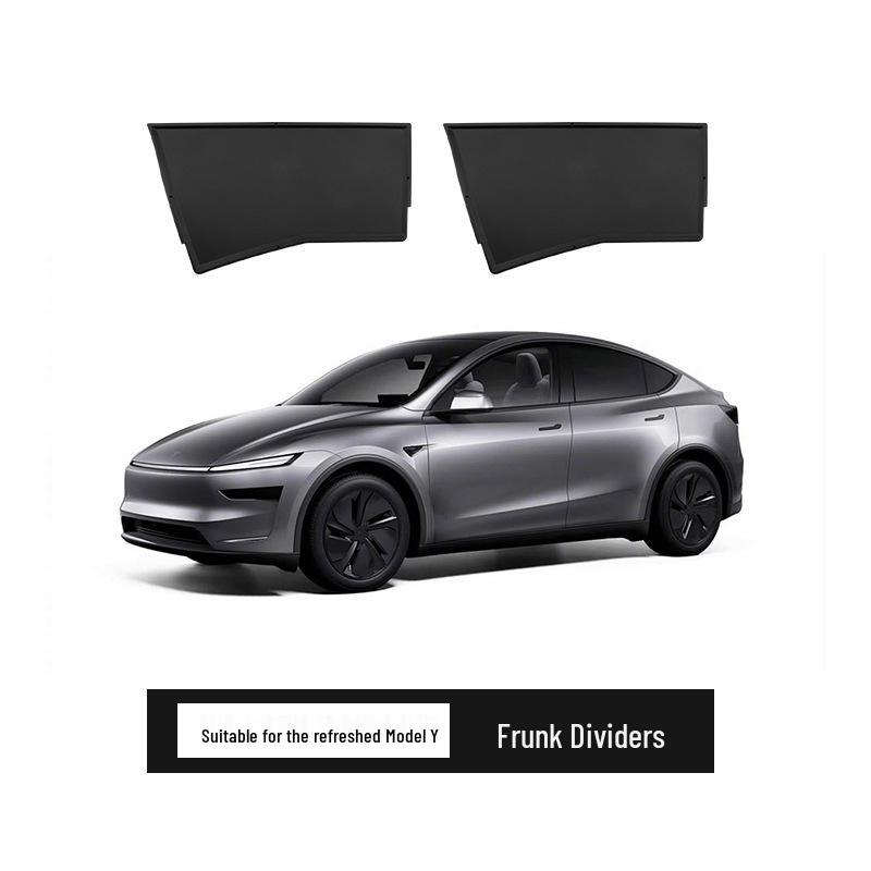 Tesla Model Y Juniper Frunk-Trennwand: Speicherpartition des Aktualisierungsmodells