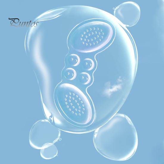 Transparent 1 Pair Heel Silicone Pads Non-slip Anti-wear Adhesive Soft Relief Pain Foot Care Women Men Invisible Insole Stickers Shoes Accessories