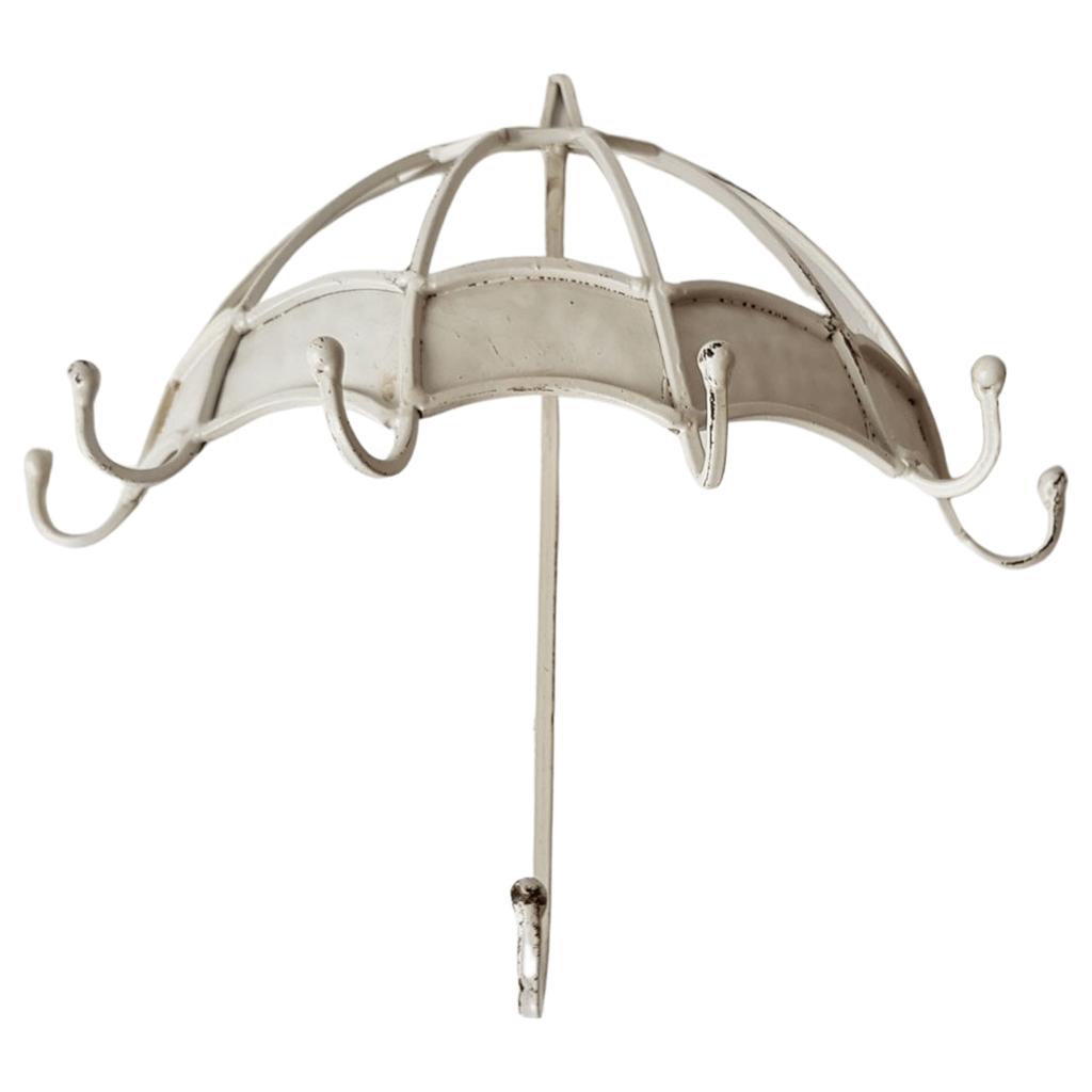 Wand-Regenschirmständer Regenschirm ecru gealtert