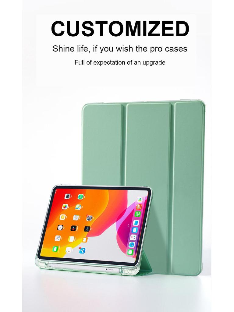 11-inch OPPO Pad 2 Tri-Fold Protective Tablet Cover with Pen Slot & Skin-Feel Finish