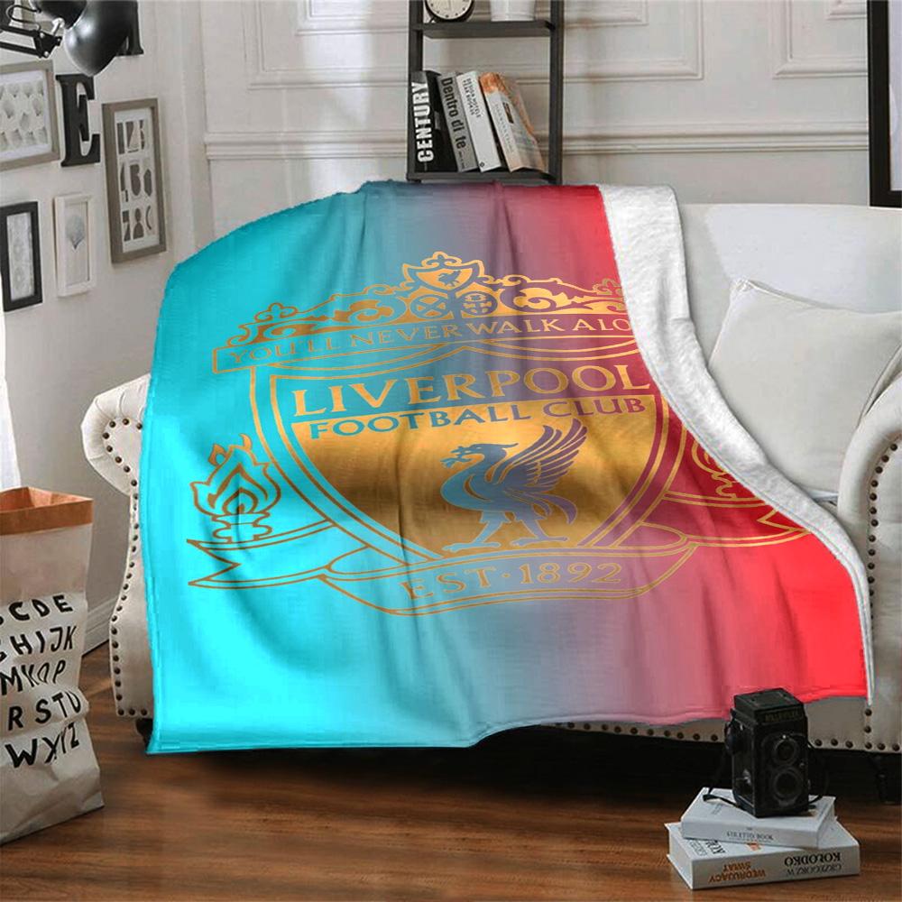Liverpool Blanket Soft Warm Cozy Perfect for Office Couch Chair for All Seasons Digital Print Ideal Gift for Friends Family Couples Picnic