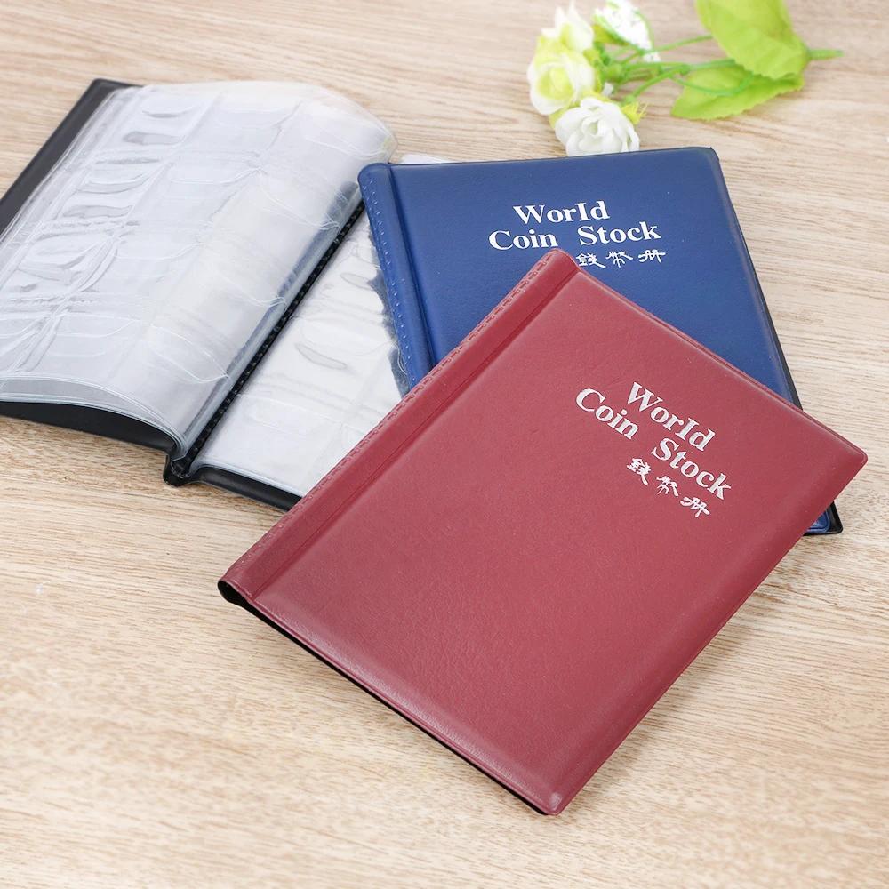 Pro sběratele Držák na mince Alba Mini Penny Úložný sáček na mince Sběratelský organizér na mince 120 kapes Sbírka mincí Kniha alba