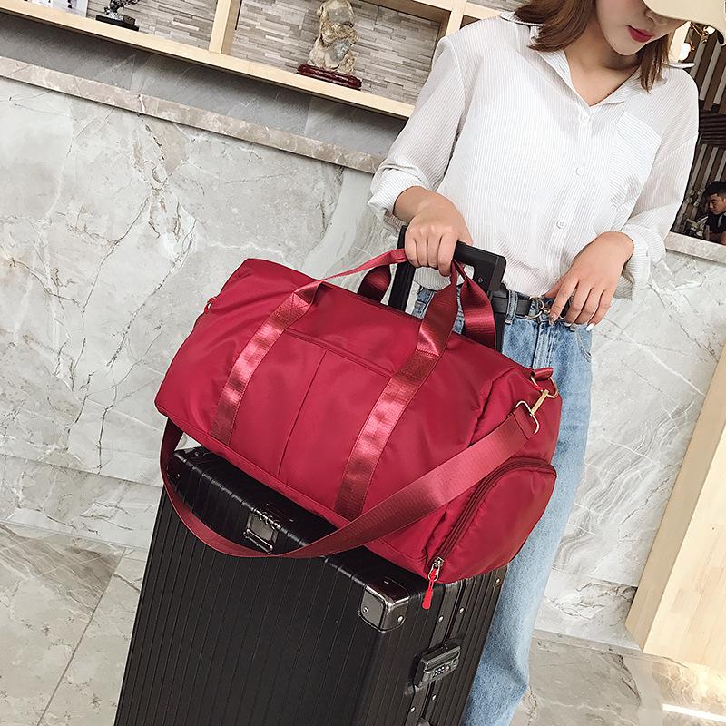 Large-capacity Short Travel Bag, Dance Training, Dry and Wet Separation, Fitness Yoga Bag, Stretchable Shoes, Luggage Compartment