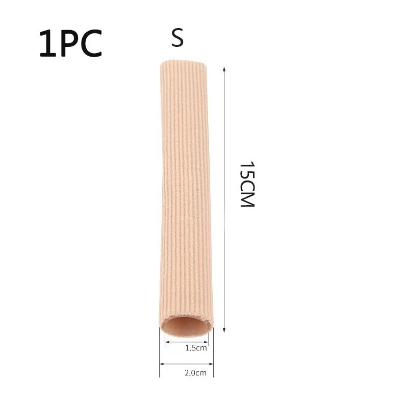 1/2/4Pcs Silicone Cover Cut Fabric Toe Separator Spacer Tube Sleeve Caps Valgus Corrector Hammer Protector Finger Foot Care