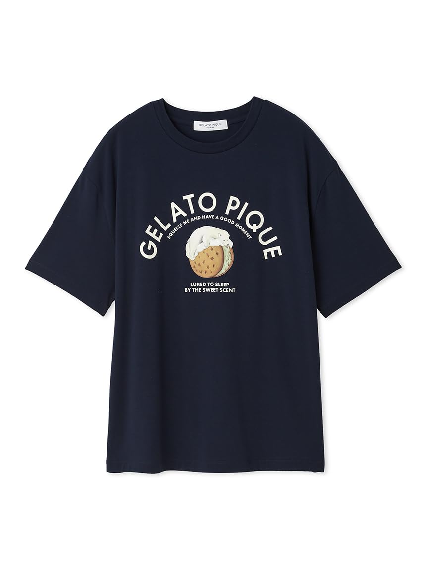 

Gelato Pique HOMME Rayon Cookie Ice Cream Sandwich PMCT254933 NVY L T-Shirt Men s