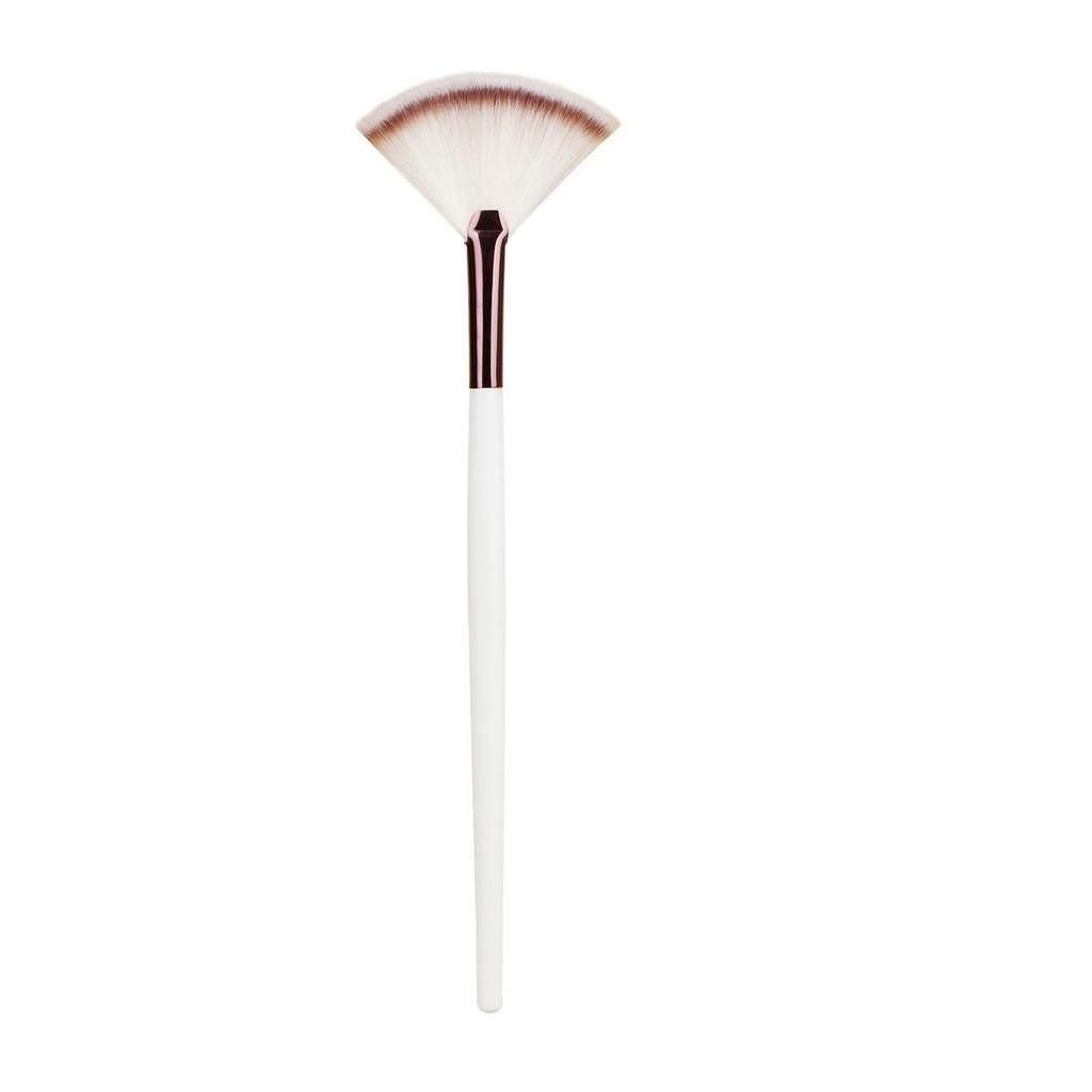 Fan-Shaped Highlight & Blending Brush: Soft Makeup Tool In Stock