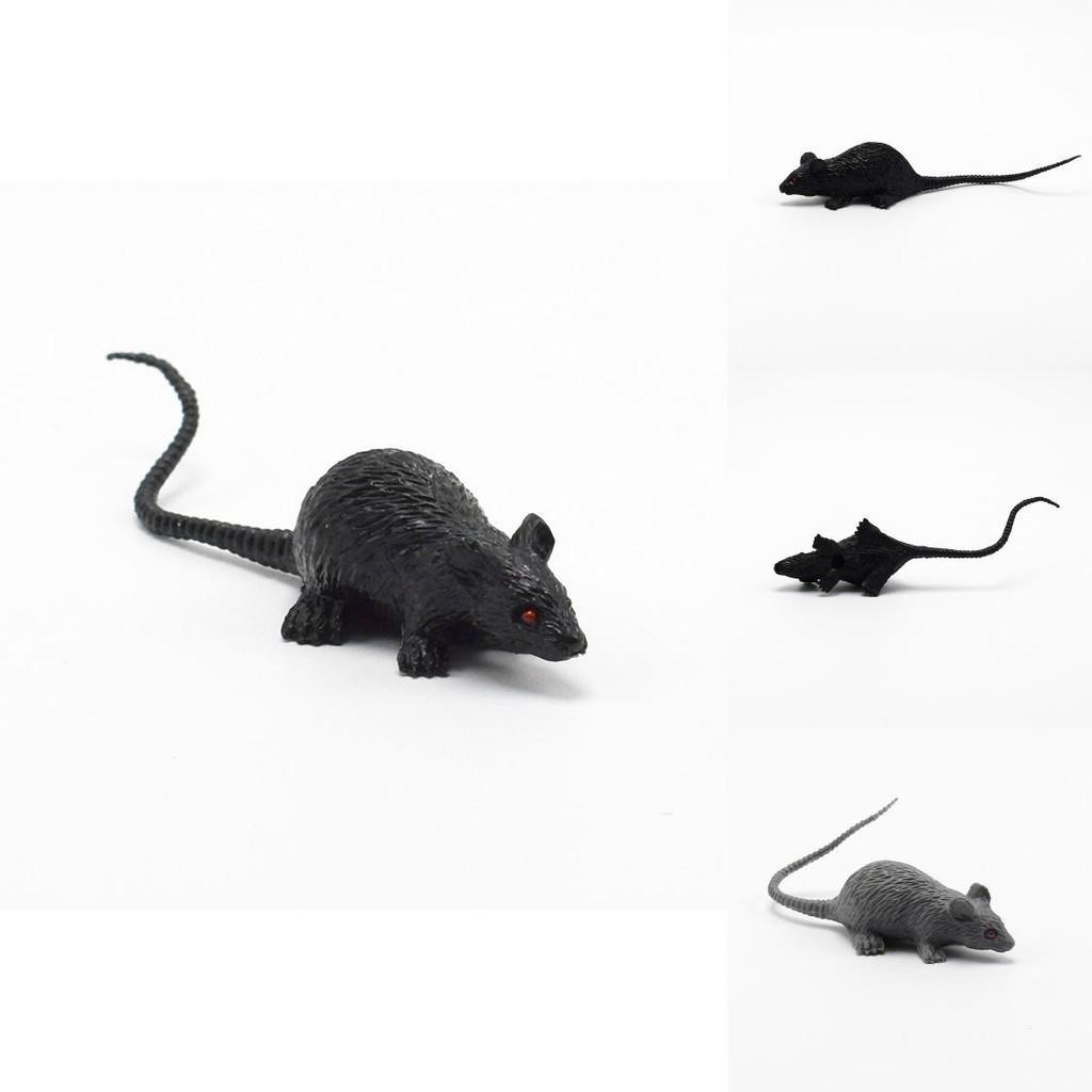 Terrifying Mini Mouse Model For Halloween Tricks Plastic Material 9cm Size
