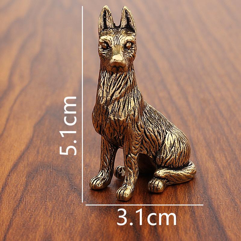 Brass Twelve Zodiac Ornaments Full Set of Pure Copper Zodiac Rat Cow Tiger Rabbit Dragon Snake Horse Sheep Monkey Chicken Dog Pig Crafts