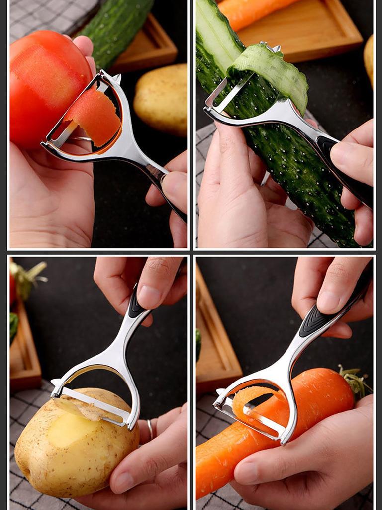 Vegetable Peeler Stainless Steel Potato Carrot Slicer Peeler Multifunctional Fruit Vegetable Tools Kitchen Accessories Gadget
