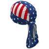 Trifong Bandana-Kappe Piratenhut Netz-Bandana für Herren Schnelltrocknend Schweißabsorbierend UV-Schutz Schweißstopper Atmungsaktives Material Rot Blau Do-rag Totenkopf
