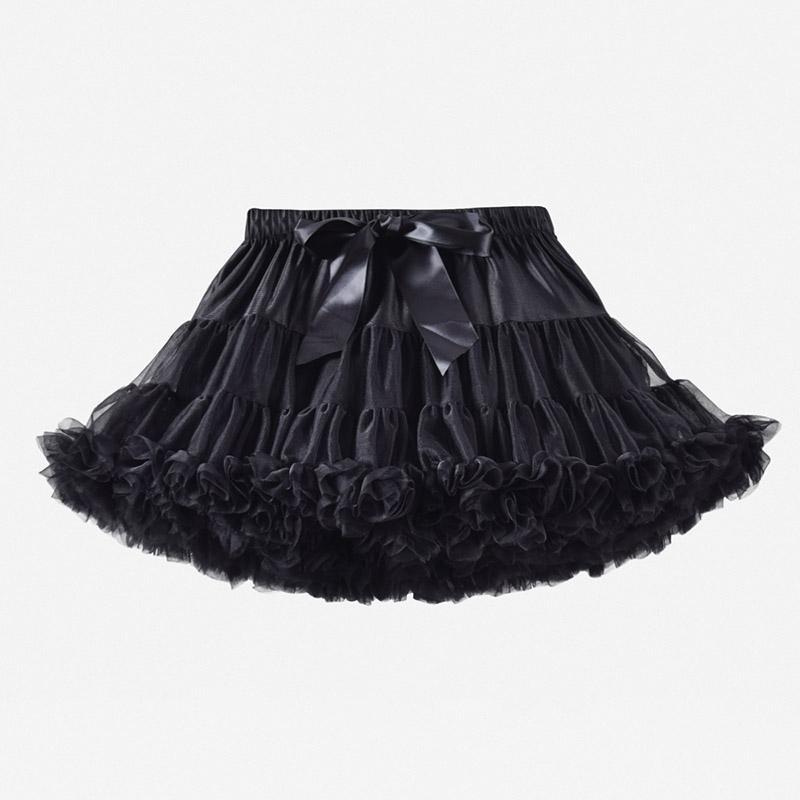 

Юбки-пачки для девочек, однотонное пышное тюлевое бальное платье принцессы, юбка-петти, детские балетные вечерние юбки для выступлений для детей L